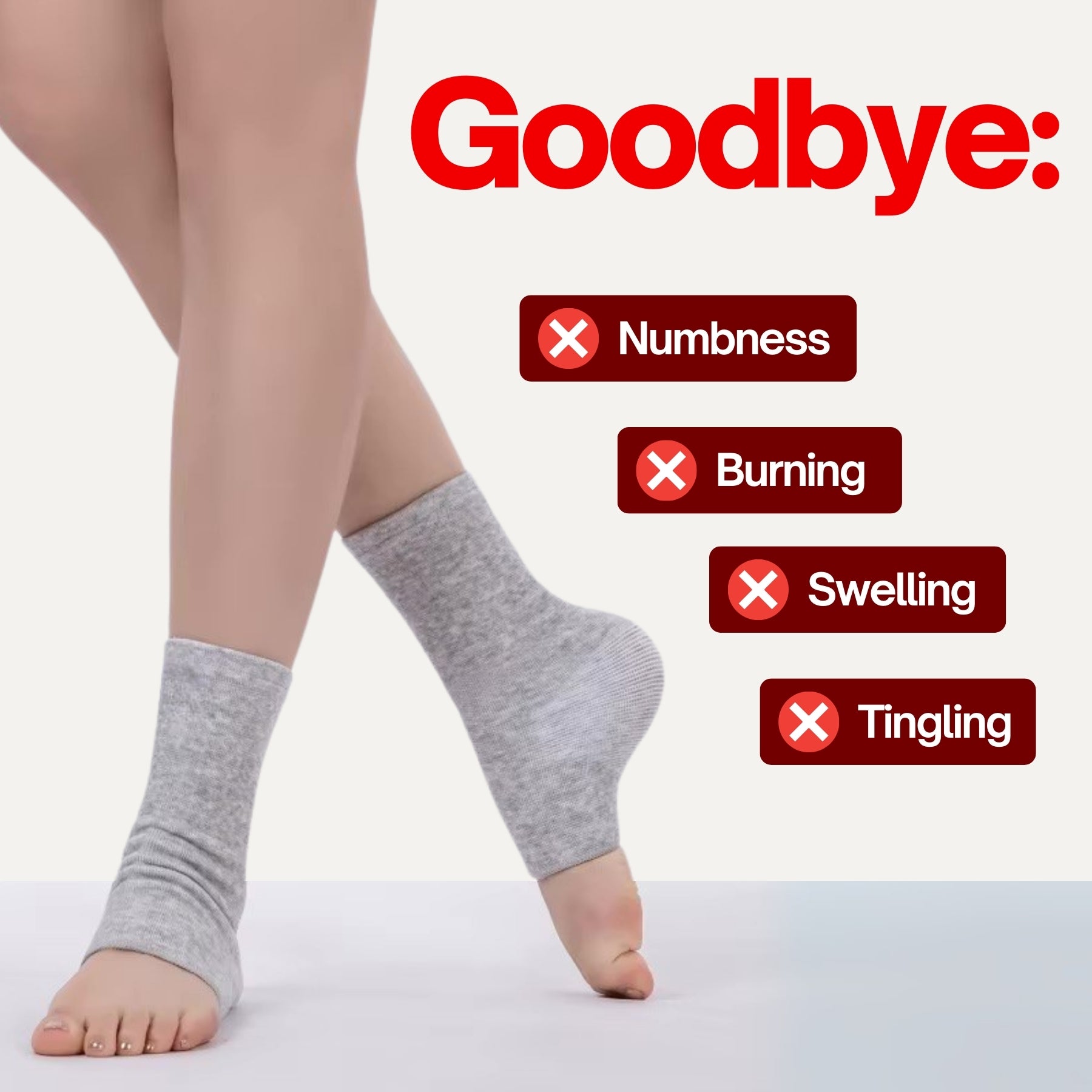 Armadilo Premium Anti-Fatigue Bamboo Foot Sleeves