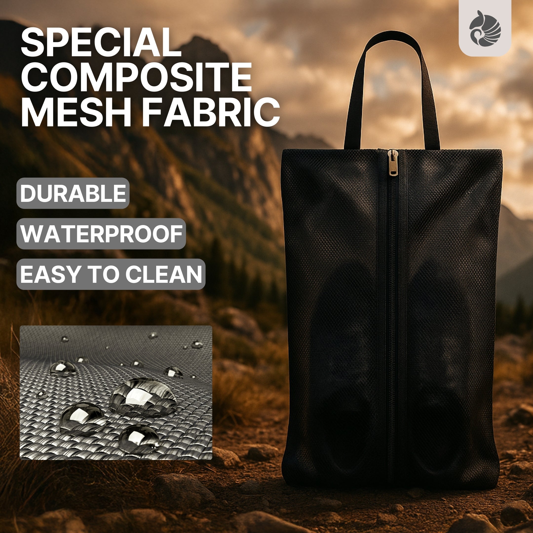 Armadilo Mesh Shoe Travel Bag