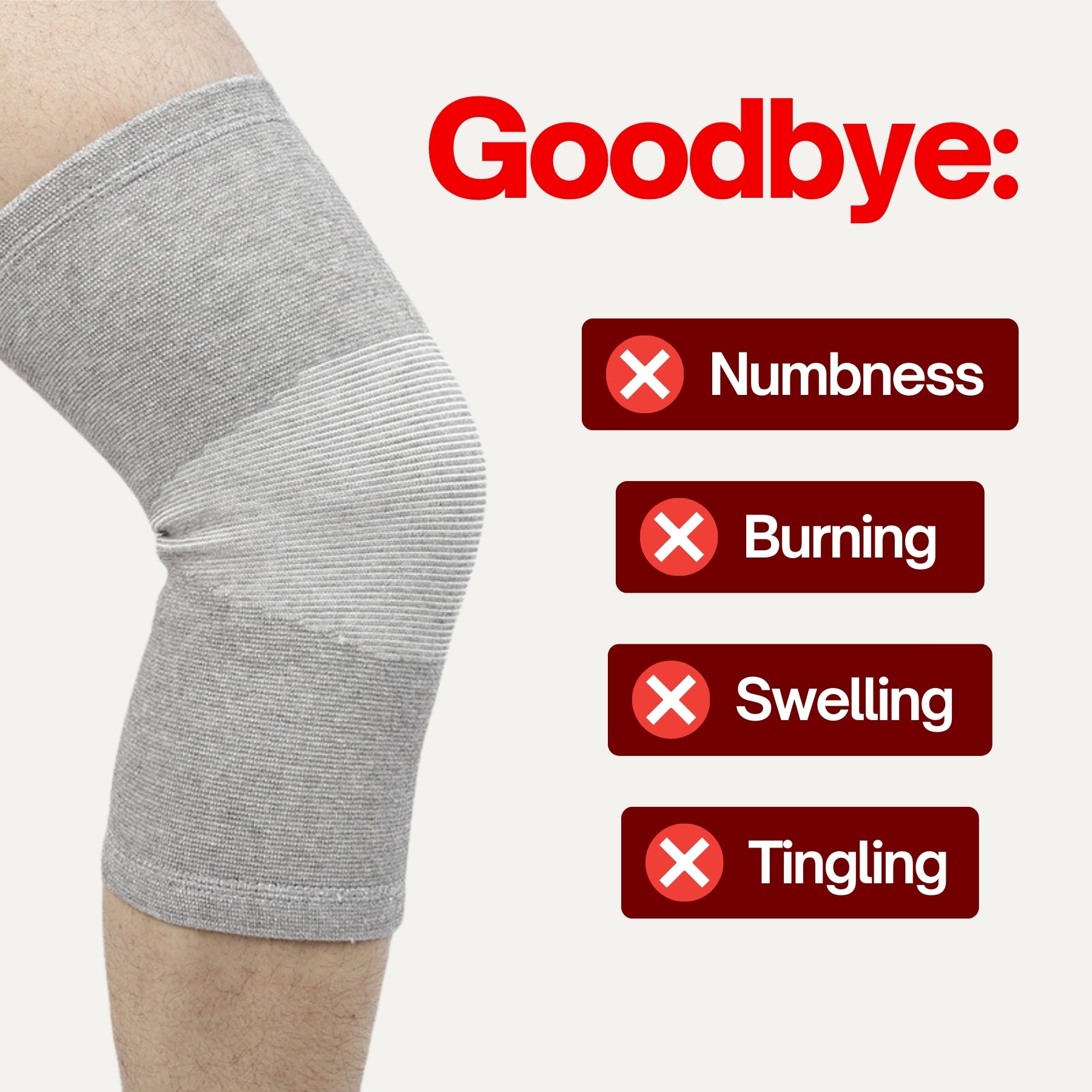 Armadilo Premium Bamboo Knee Sleeve (Single)