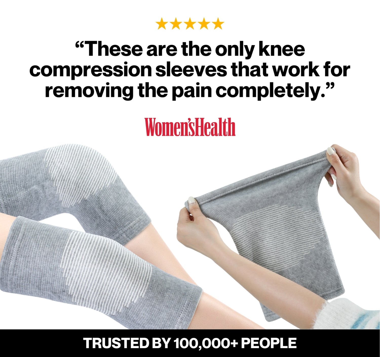 Armadilo Premium Bamboo Knee Sleeve (Single)