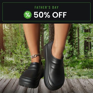Waterproof Slip-On Clogs with Arch Support – Lightweight, All-Day Comfort Shoes